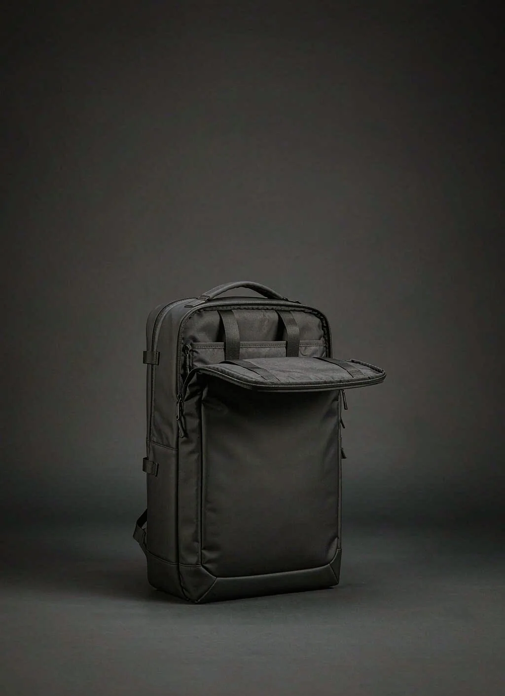 Modular work backpack with a suspended laptop sleeve and tool modules